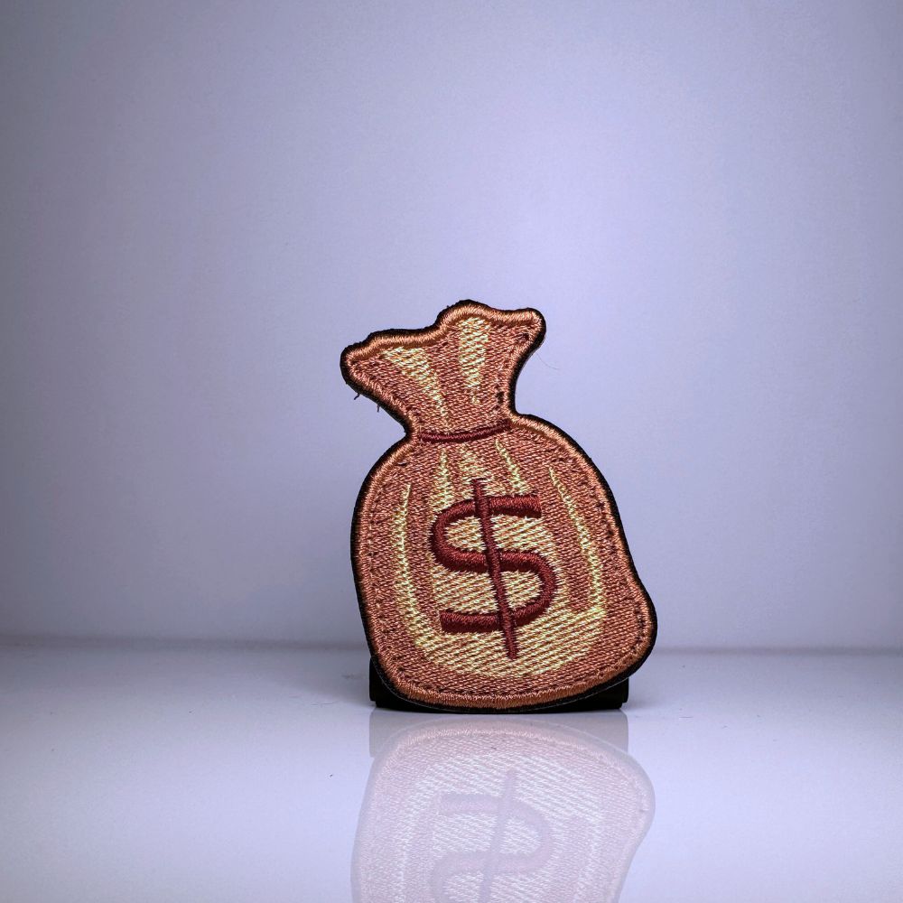 Gold Money Bag Patch