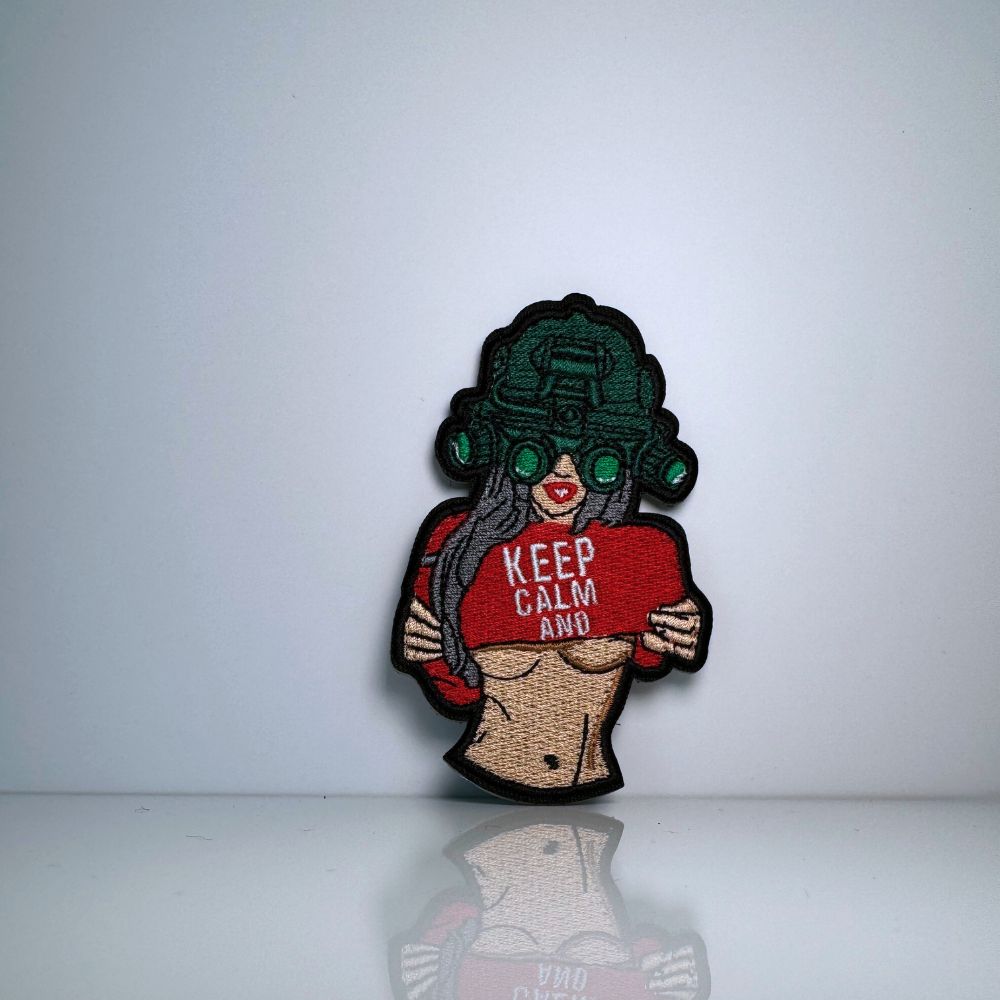 Keep Calm Girl Patch