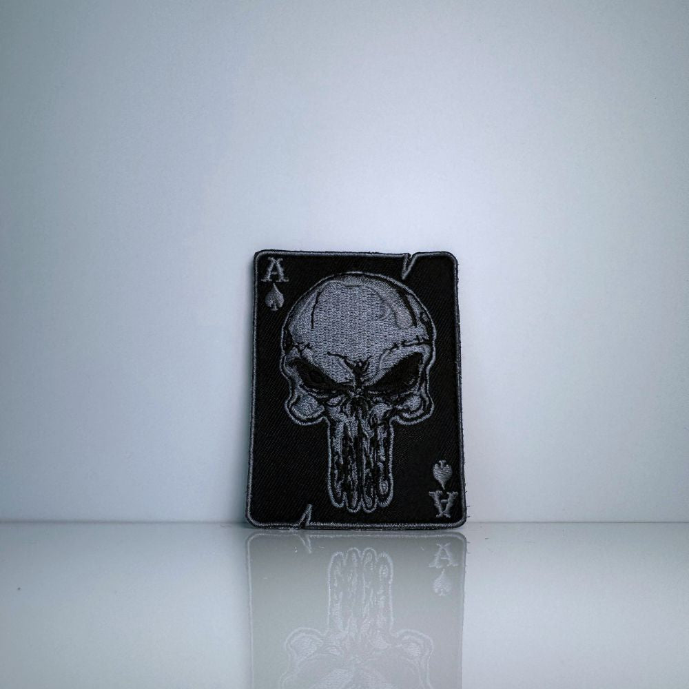 Skull Ace Of Spades Black Patch