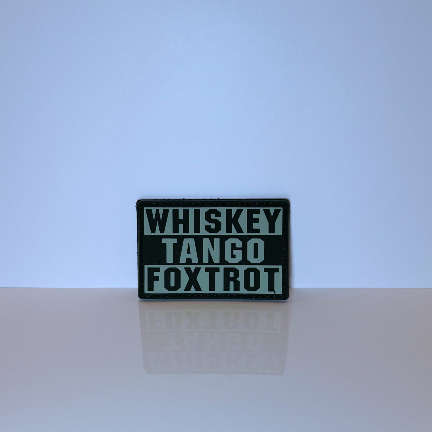Whiskey Tango Foxtrot PVC Patch