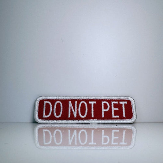 Do Not Pet Patch