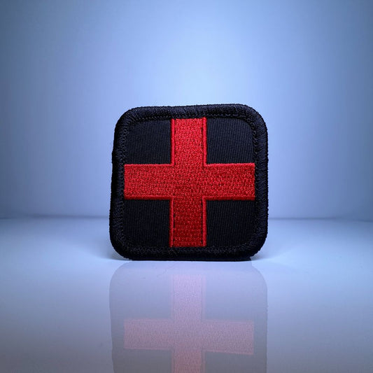 Medic Cross Black Patch