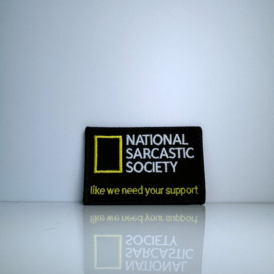 National Sarcastic Society Patch