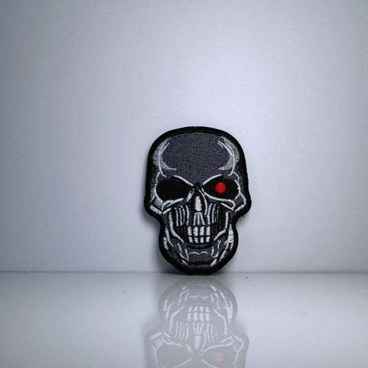 Red Eye Skull Patch